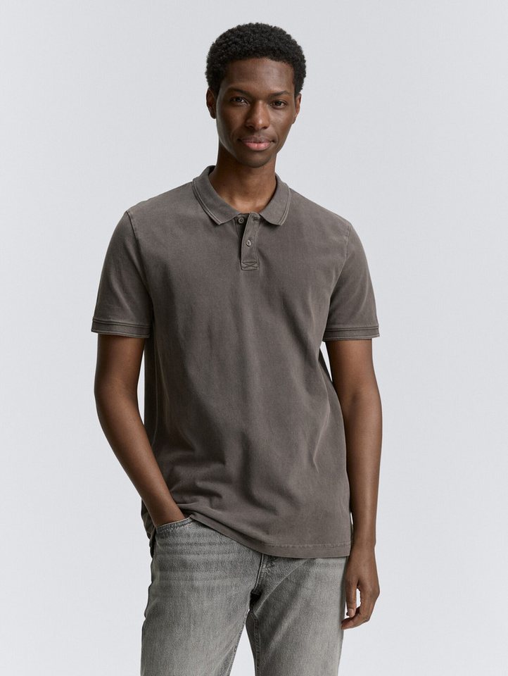 TOM TAILOR Denim Poloshirt Piqué Poloshirt im Washed Look Piqué Poloshirt im Washed Look von TOM TAILOR Denim