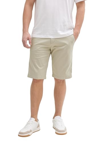 TOM TAILOR Denim Regular Fit Chino Shorts mit Gürtel, Navy Blue Mini Houndstooth, S TOM TAILOR Denim Regular Fit Chino Shorts mit Gürtel, Navy Blue Mini Houndstooth, S von TOM TAILOR Denim