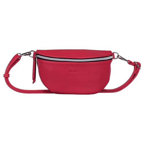 TOM TAILOR Denim Rosie Damen Gürteltasche Bauchtasche Klein Rot von TOM TAILOR Denim