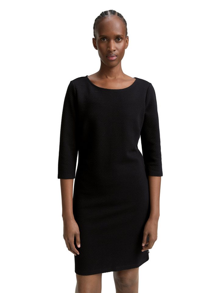 TOM TAILOR Denim Shirtkleid Sommerkleid in Struktur-Optik und mit Stretch von TOM TAILOR Denim