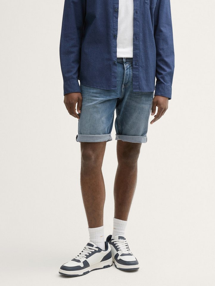 TOM TAILOR Denim Shorts Jeanshosen TTPIERS SLIM Jeans Shorts mit Stretch von TOM TAILOR Denim