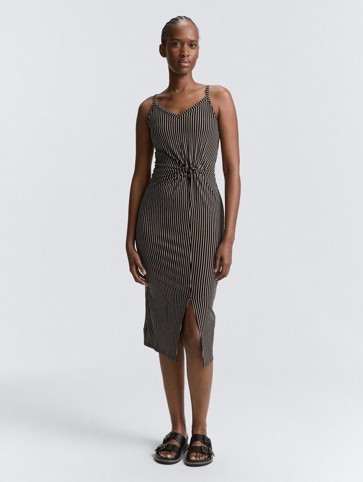 TOM TAILOR Denim Sommerkleid Kleider & Jumpsuits Midi-Trägerkleid mit Twist-Detail von TOM TAILOR Denim