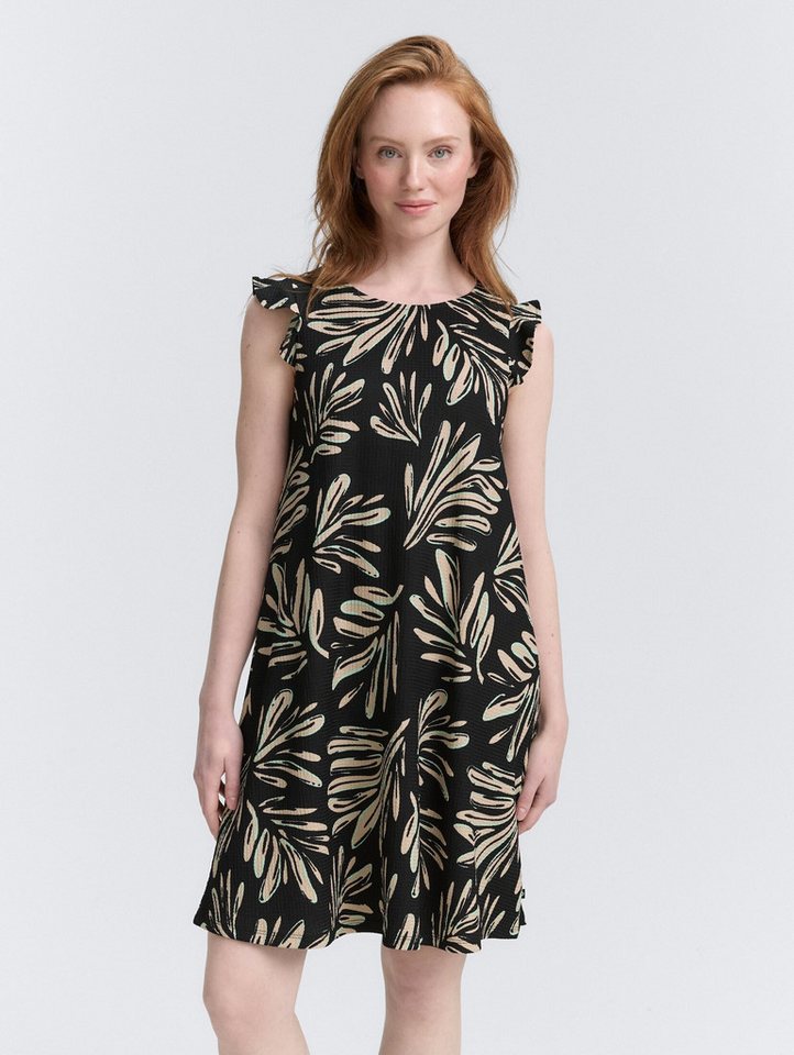 TOM TAILOR Denim Sommerkleid Mini-Kleid mit Muster von TOM TAILOR Denim