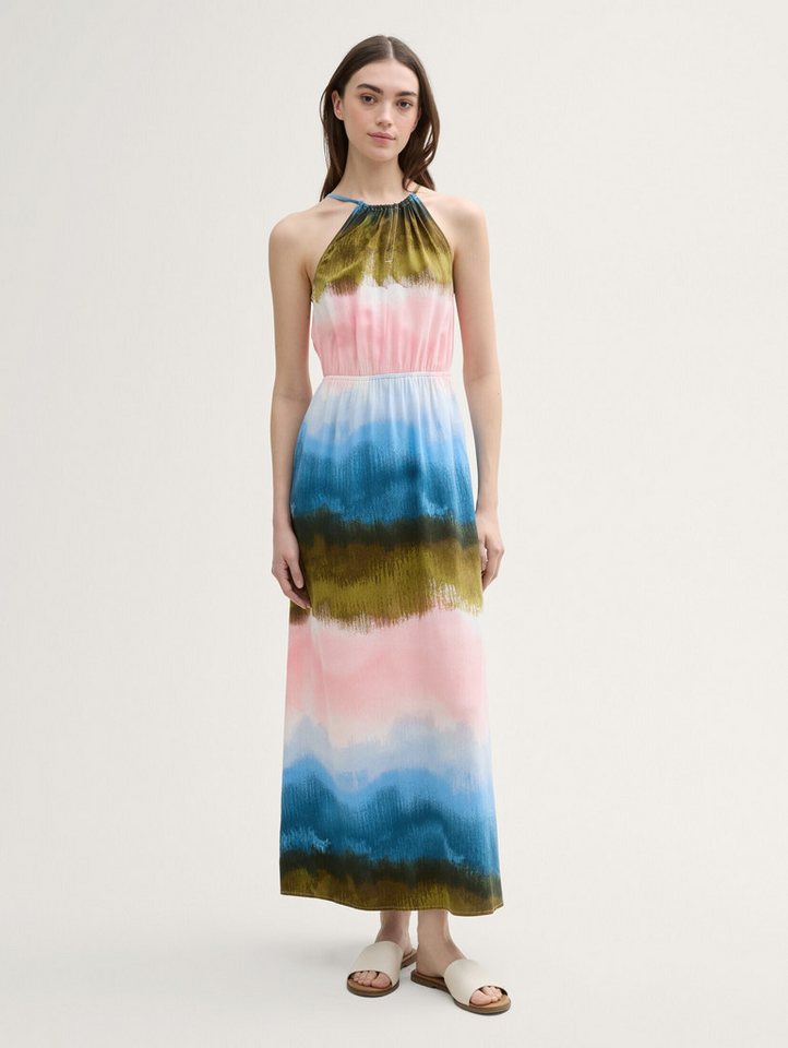 TOM TAILOR Denim Sommerkleid Kleider & Jumpsuits Neckholder Maxi-Kleid von TOM TAILOR Denim