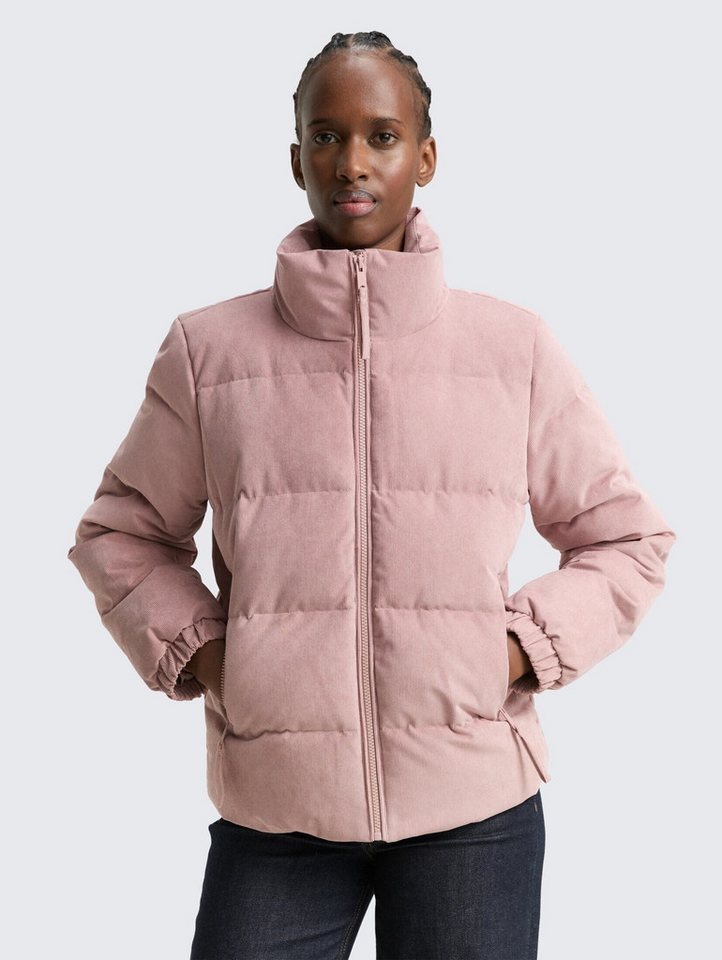 TOM TAILOR Denim Steppjacke Jacken Cord Pufferjacke mit Stehkragen von TOM TAILOR Denim