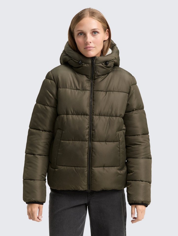 TOM TAILOR Denim Steppjacke Puffer-Jacke mit Kapuze Puffer-Jacke mit Kapuze von TOM TAILOR Denim
