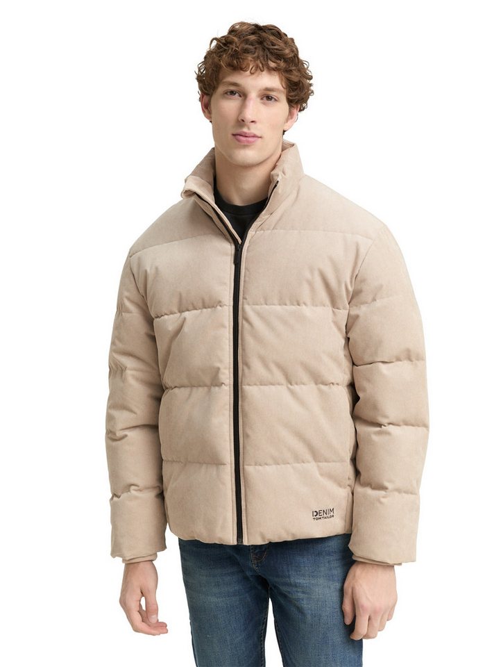 TOM TAILOR Denim Steppjacke mit Logo Print von TOM TAILOR Denim