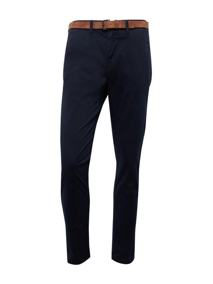 TOM TAILOR Denim Stoffhose Slim Chino with belt von TOM TAILOR Denim