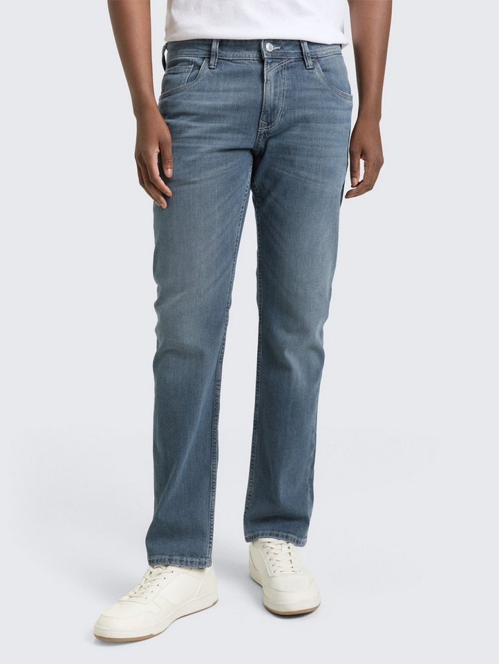 TOM TAILOR Denim Straight-Jeans Jeanshosen TTAEDAN STRAIGHT Jeans von TOM TAILOR Denim