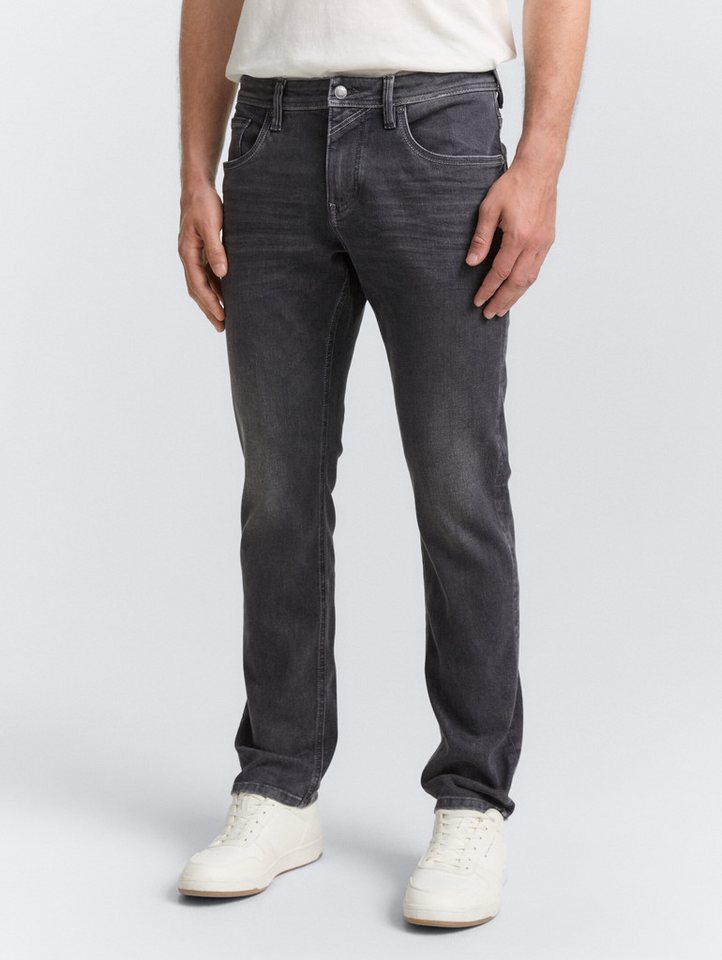 TOM TAILOR Denim Straight-Jeans Jeanshosen TTAEDAN STRAIGHT Jeans mit Stretch von TOM TAILOR Denim