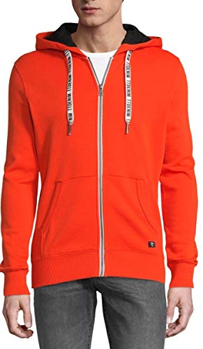 TOM TAILOR Denim Strick & Sweatshirts Hoodie 1014795 Fever red, L von TOM TAILOR Denim