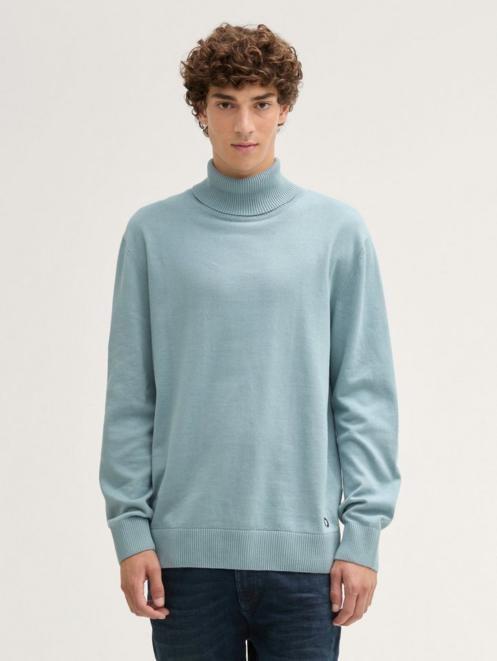 TOM TAILOR Denim Strickpullover Basic Rollkragenpullover Basic Rollkragenpullover von TOM TAILOR Denim