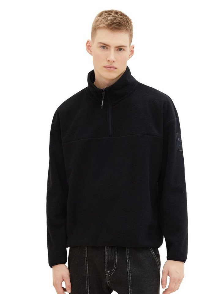 TOM TAILOR Denim Strickpullover FLEECE SWEAT aus Polyester von TOM TAILOR Denim