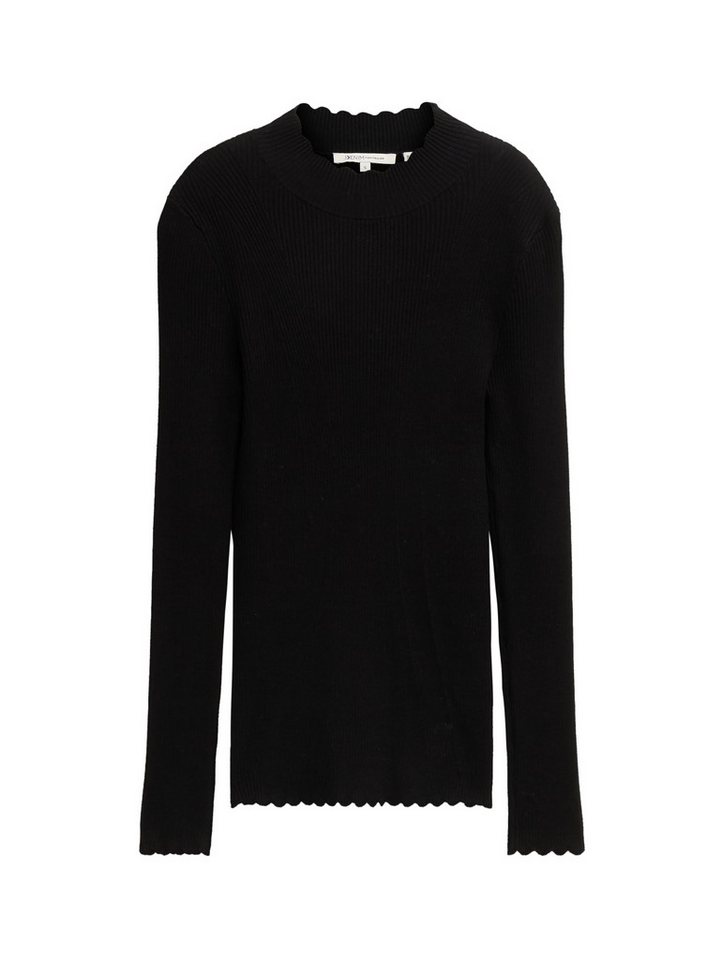 TOM TAILOR Denim Strickpullover Pullover mit Rippstruktur - Slim Fit von TOM TAILOR Denim