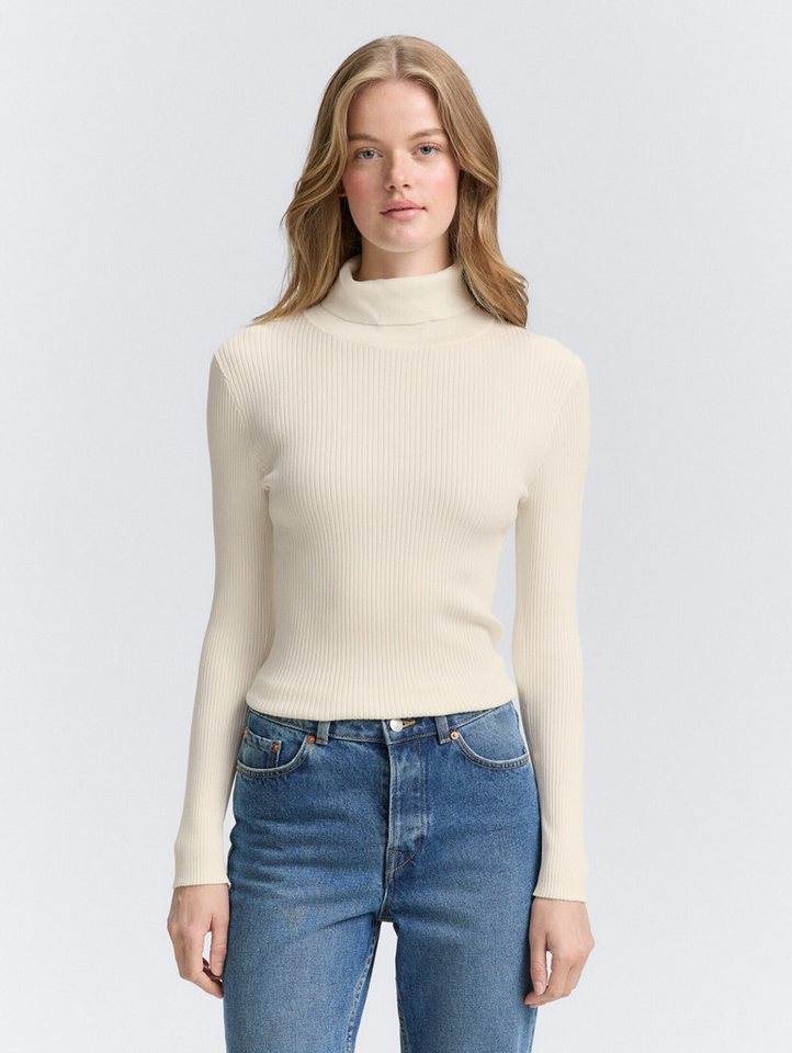 TOM TAILOR Denim Strickpullover Ripp Rollkragenpullover Ripp Rollkragenpullover von TOM TAILOR Denim