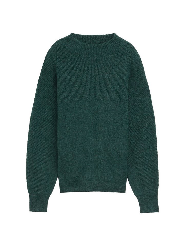 TOM TAILOR Denim Strickpullover Strickpullover mit Fledermausärmeln - Relaxed Fit von TOM TAILOR Denim