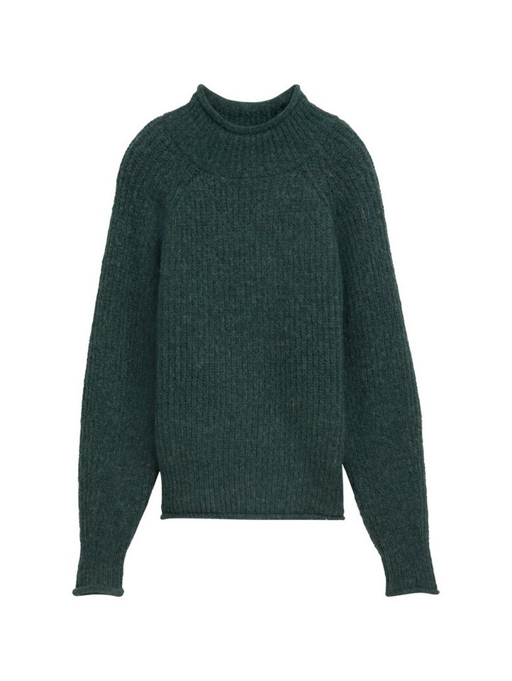 TOM TAILOR Denim Strickpullover Strickpullover mit Stehkragen - Relaxed Fit von TOM TAILOR Denim