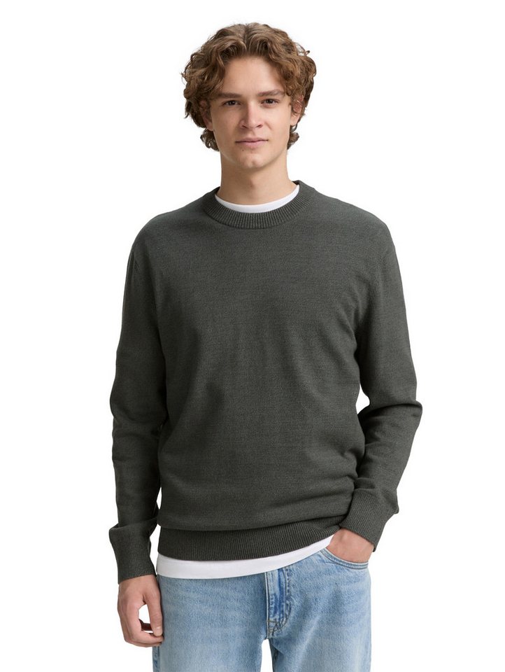 TOM TAILOR Denim Strickpullover in melierter Optik von TOM TAILOR Denim
