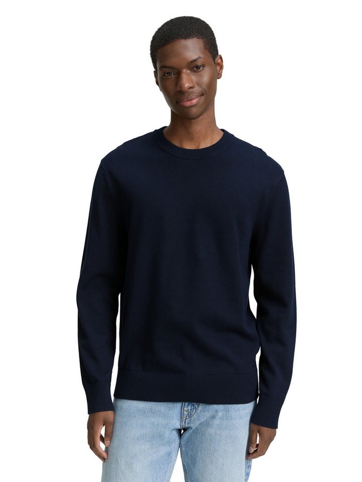 TOM TAILOR Denim Strickpullover in melierter Optik von TOM TAILOR Denim