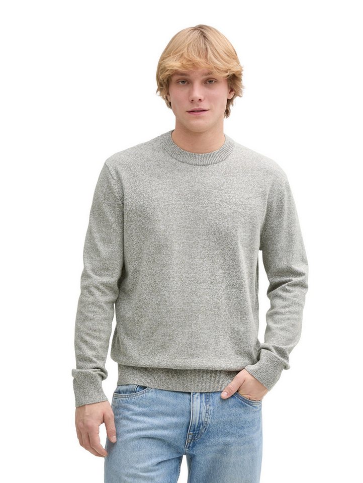 TOM TAILOR Denim Strickpullover in melierter Optik von TOM TAILOR Denim