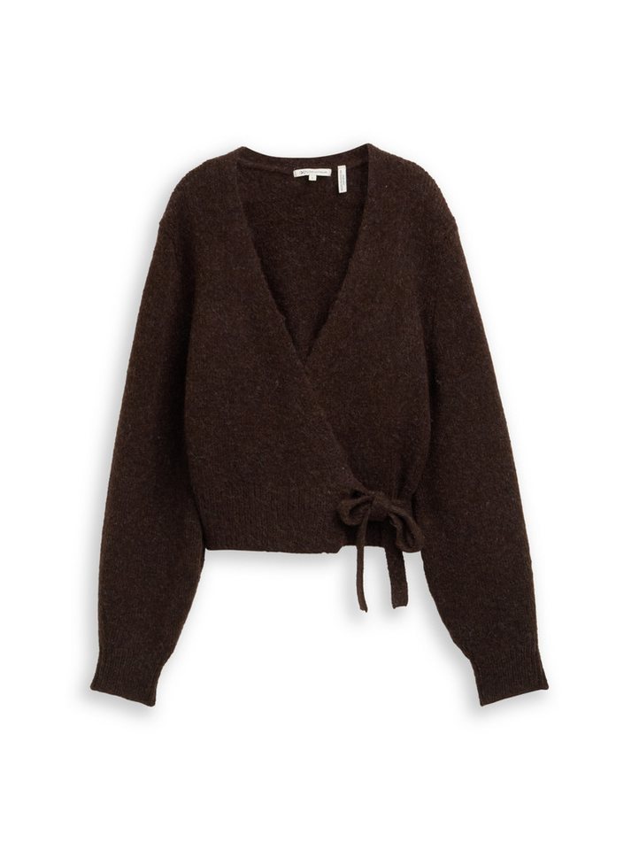 TOM TAILOR Denim Strickpullover knit hairy wrap cardigan von TOM TAILOR Denim