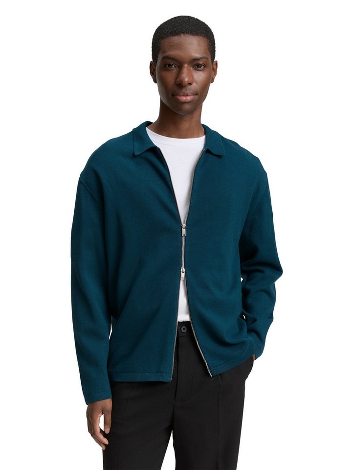TOM TAILOR Denim Strickpullover mit Reißverschluss von TOM TAILOR Denim