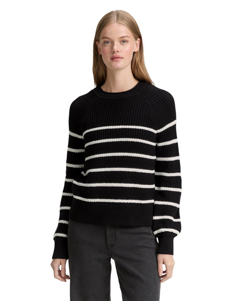 TOM TAILOR Denim Strickpullover mit Strick-Struktur von TOM TAILOR Denim