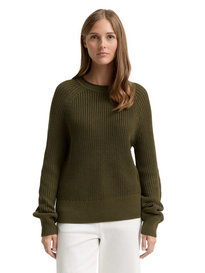 TOM TAILOR Denim Strickpullover mit Strick-Struktur TOM TAILOR Denim Strickpullover mit Strick-Struktur von TOM TAILOR Denim
