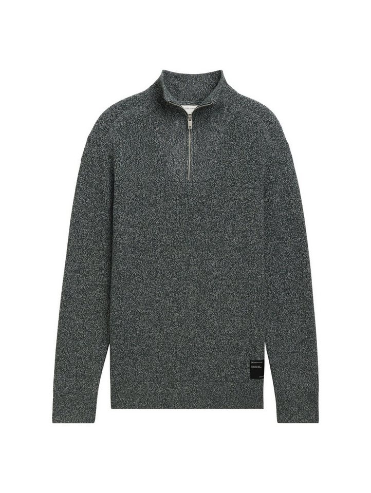 TOM TAILOR Denim Strickpullover multi color knit troyer von TOM TAILOR Denim