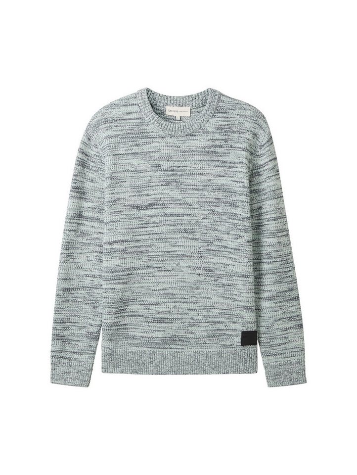 TOM TAILOR Denim Strickpullover multicolor crewneck knit von TOM TAILOR Denim