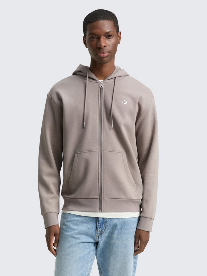 TOM TAILOR Denim Sweatjacke Hoodie Sweatjacke mit Logo-Print Hoodie Sweatjacke mit Logo-Print von TOM TAILOR Denim