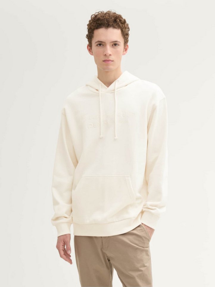 TOM TAILOR Denim Sweatjacke Hoodie mit Logostickerei Hoodie mit Logostickerei von TOM TAILOR Denim