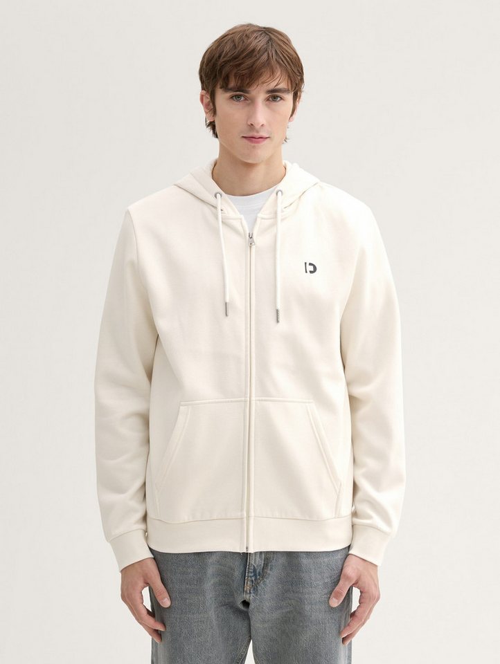 TOM TAILOR Denim Sweatjacke Sweatjacke mit Logo Print mit Logo Print von TOM TAILOR Denim