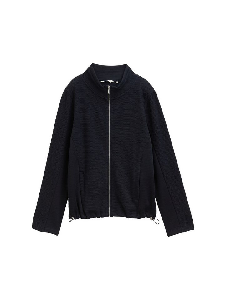 TOM TAILOR Denim Sweatjacke Sweatjacket structured von TOM TAILOR Denim