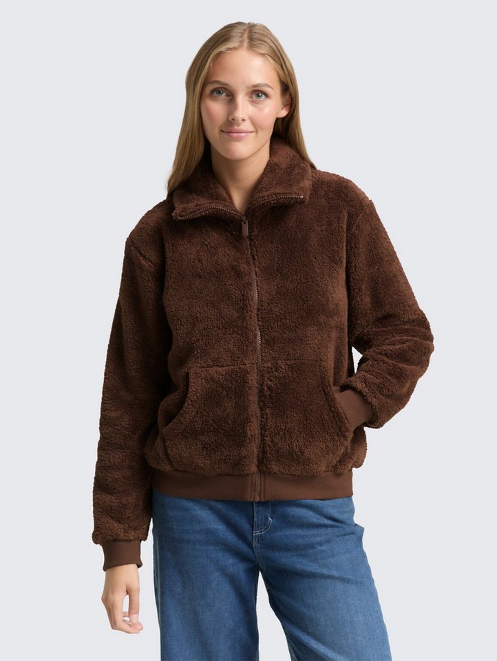 TOM TAILOR Denim Sweatjacke Teddy Sweatjacke Teddy Sweatjacke von TOM TAILOR Denim