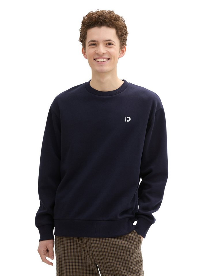 TOM TAILOR Denim Sweatshirt Sweatshirt mit Logo - Regular Fit von TOM TAILOR Denim