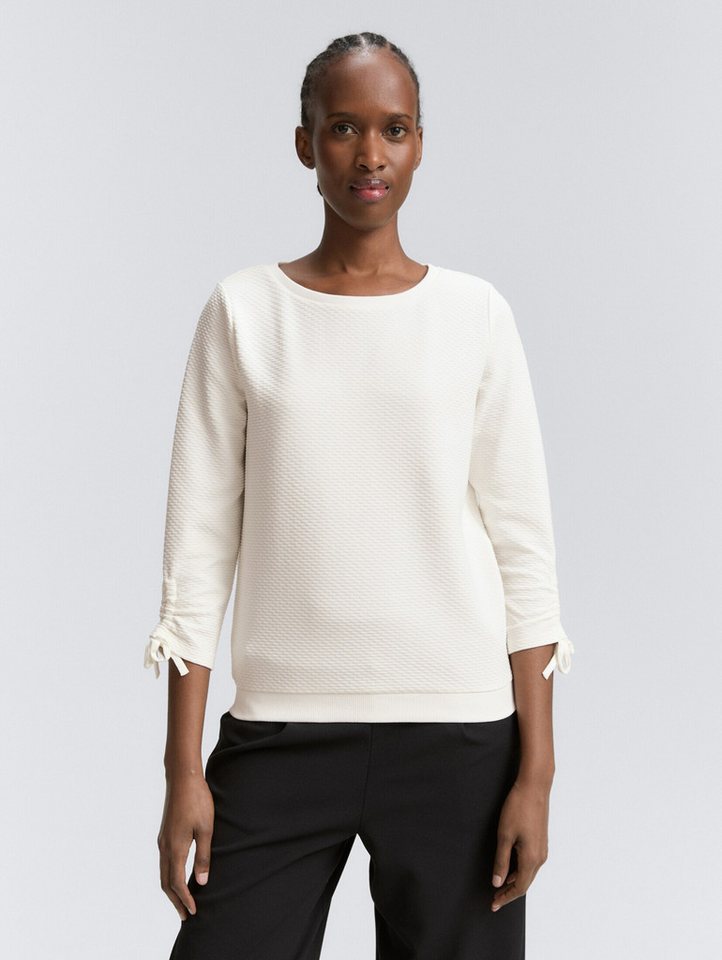 TOM TAILOR Denim Sweatshirt Sweatshirt mit Raffärmeln Sweatshirt mit Raffärmeln von TOM TAILOR Denim