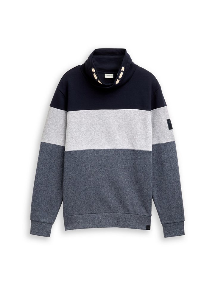 TOM TAILOR Denim Sweatshirt cutline snood von TOM TAILOR Denim