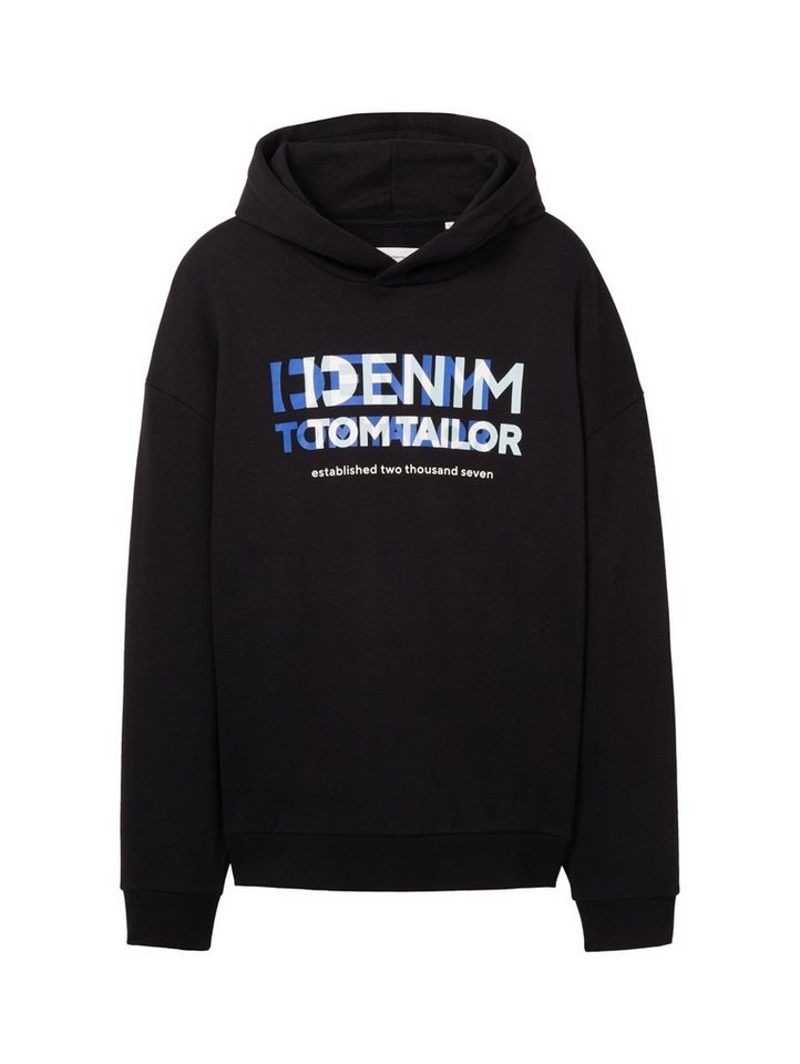 TOM TAILOR Denim Sweatshirt relaxed hoodie with print von TOM TAILOR Denim