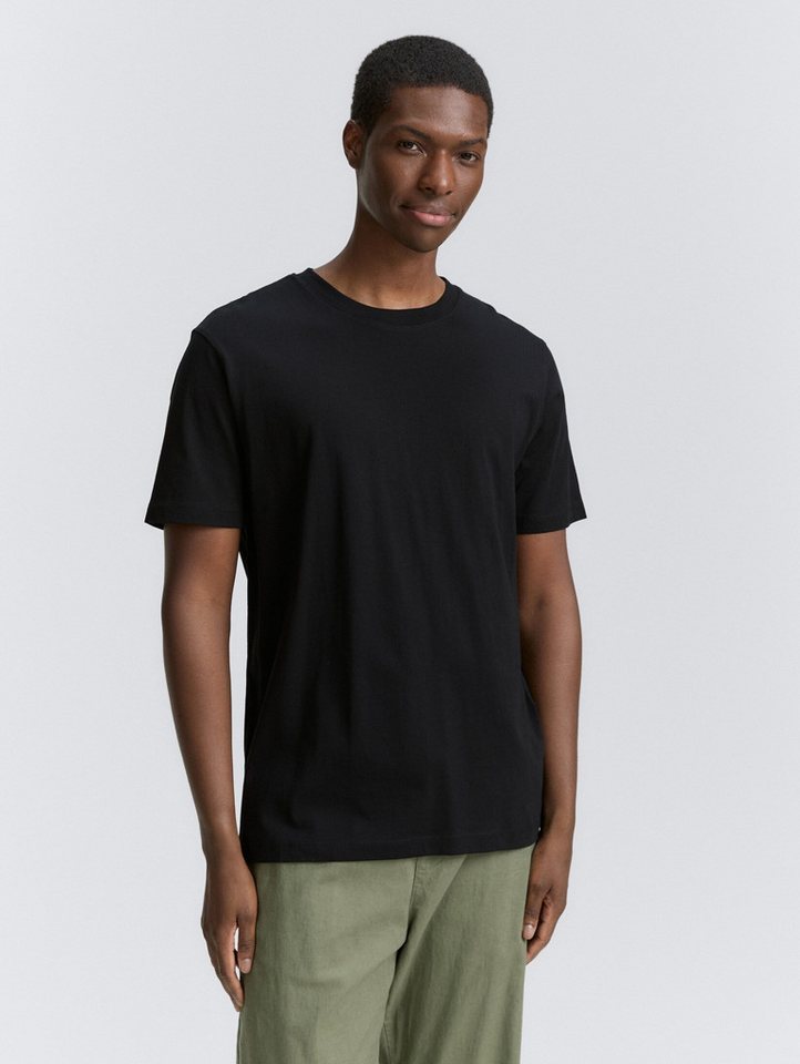 TOM TAILOR Denim T-Shirt Basic T-Shirt in Unifarben Basic T-Shirt in Unifarben von TOM TAILOR Denim
