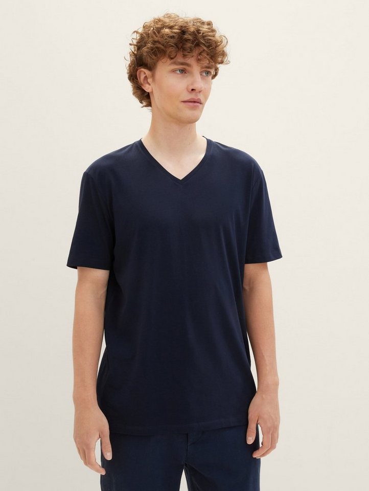 TOM TAILOR Denim T-Shirt T-Shirt im Doppelpack mit Viskose (im Doppelpack) von TOM TAILOR Denim