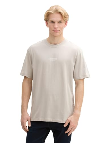 TOM TAILOR Denim T-Shirt mit Foto-Print, Black, M von TOM TAILOR Denim