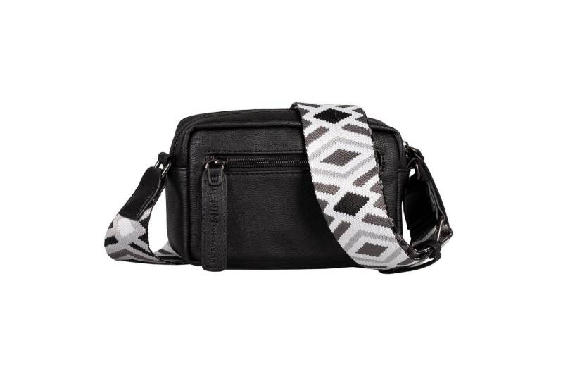 TOM TAILOR Denim Handtasche Mena, weiches Material und betont durch farbenfrohe Statement-Webgurte von TOM TAILOR Denim