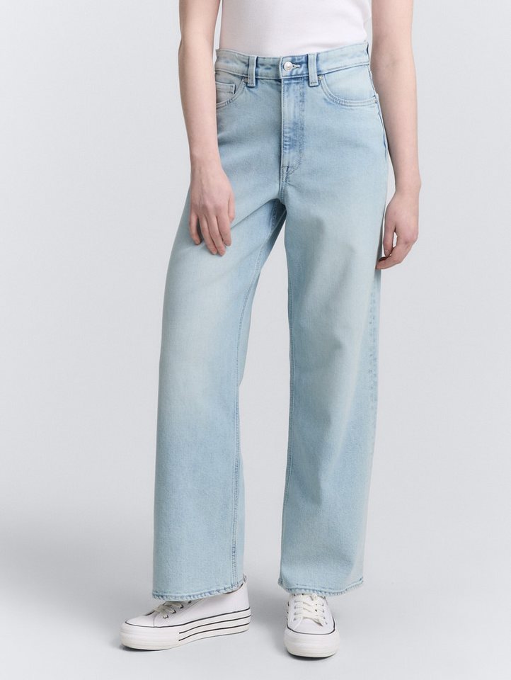 TOM TAILOR Denim Weite Jeans TTLINOU WIDE High Waist Jeans TTLINOU WIDE High Waist Jeans von TOM TAILOR Denim