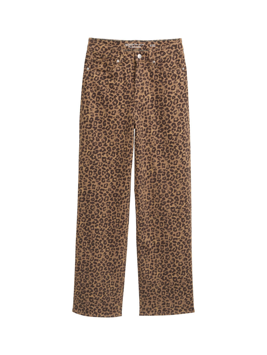 TOM TAILOR Denim - Weite Jeans - TTlinou braun von TOM TAILOR Denim