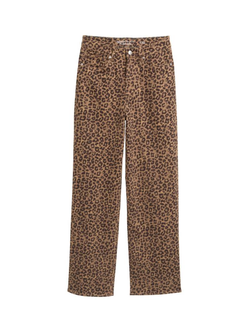 TOM TAILOR Denim - Weite Jeans - TTlinou braun von TOM TAILOR Denim