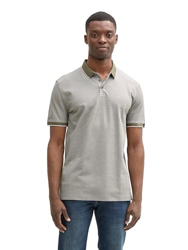 Tom Tailor Basic T-Shirt, Deep Forest Green, L von TOM TAILOR Denim