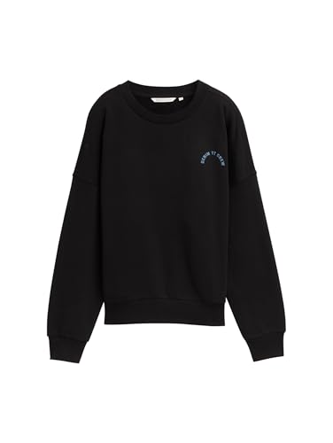 Tom Tailor Cardigan mit Streifenmuster, red Offwhite Block Stripe, XL von TOM TAILOR Denim