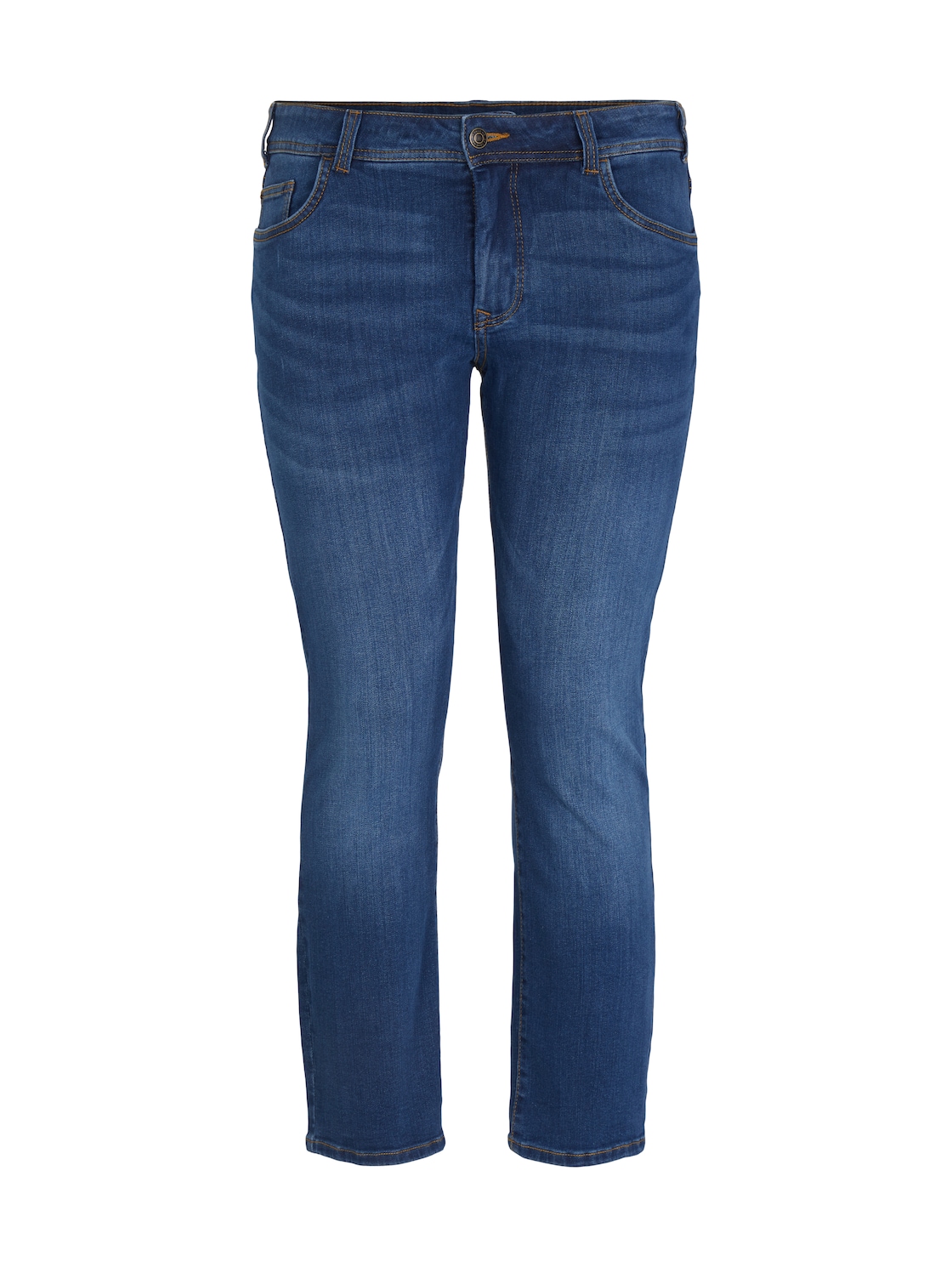 TOM TAILOR Damen Plus - Slim Jeans, blau, Gr. 44 von Tom Tailor