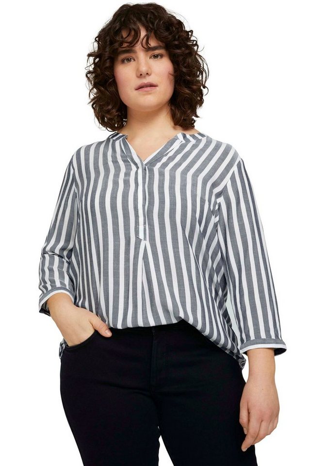 TOM TAILOR PLUS Schlupfbluse mit Streifen von TOM TAILOR PLUS